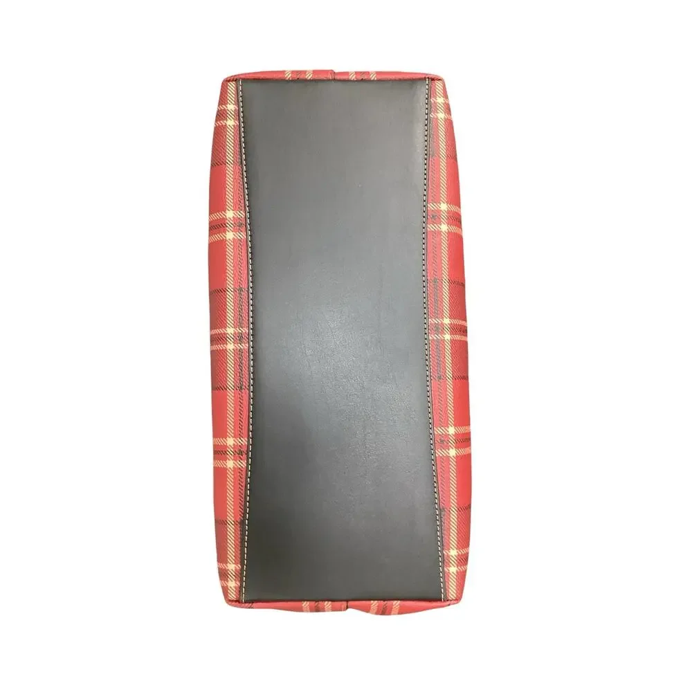NWT Coach Purse Women One Size CC939 Plaid Gallery Tote With Tartan Plaid Red